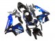 Carenados Moto Honda CBR600RR 2005-2006 - Negro Brillante Azul Llama