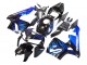 Carenados Moto Honda CBR600RR 2005-2006 - Negro Brillante Azul Llama