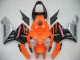 Carenado Moto Honda CBR600RR 2005-2006 - Naranja Negro Plata