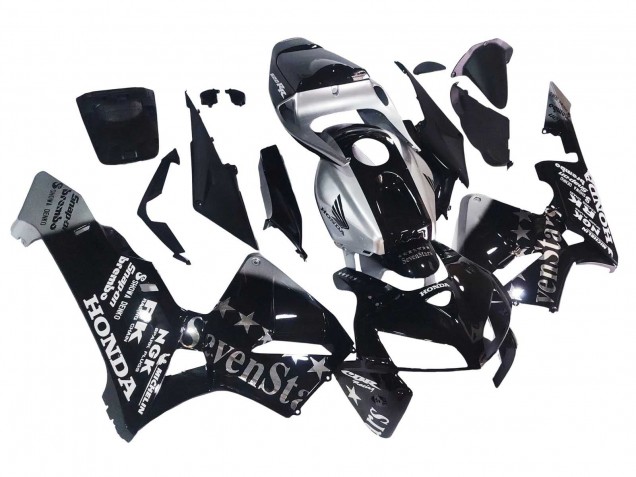 Carenado Moto Honda CBR600RR 2005-2006 - Negro Plata SevenStars