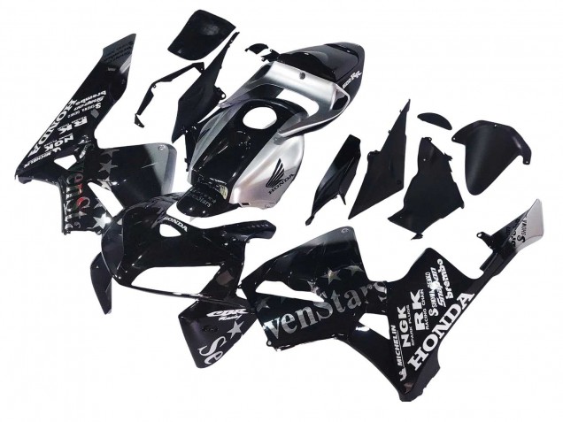Carenado Moto Honda CBR600RR 2005-2006 - Negro Plata SevenStars