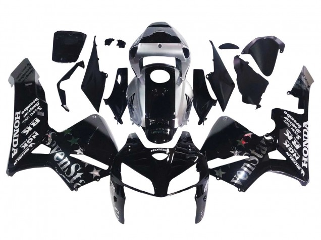 Carenado Moto Honda CBR600RR 2005-2006 - Negro Plata SevenStars