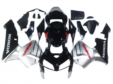 Carenado Moto Honda CBR600RR 2005-2006 - Plata Negro