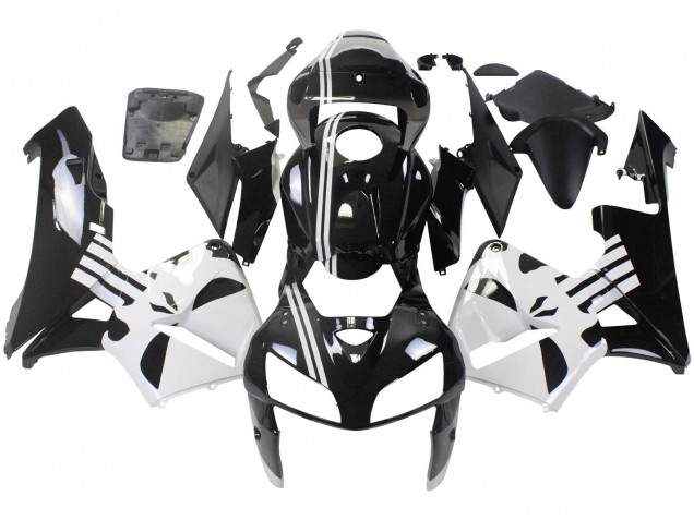 Carenados Moto Honda CBR600RR 2005-2006 - Negro Blanco