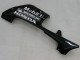 Carenado Moto Honda CBR600RR 2005-2006 - Negro Brillante Blanco West
