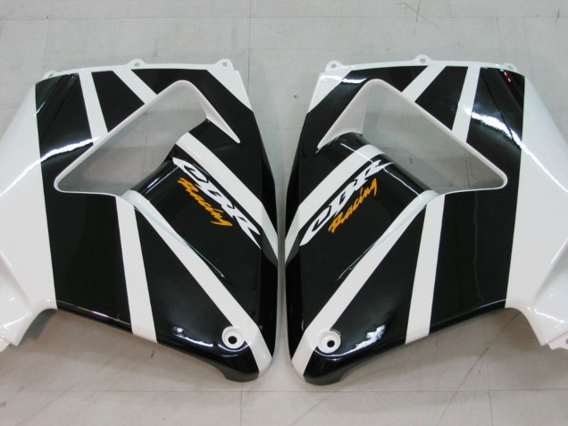 Carenado Moto Honda CBR600RR 2005-2006 - Negro Blanco Carrera