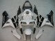 Carenado Moto Honda CBR600RR 2005-2006 - Negro Blanco Carrera