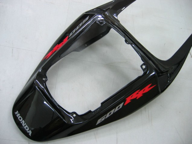 Carenado Moto Honda CBR600RR 2005-2006 - Negro Brillante Gris Llama