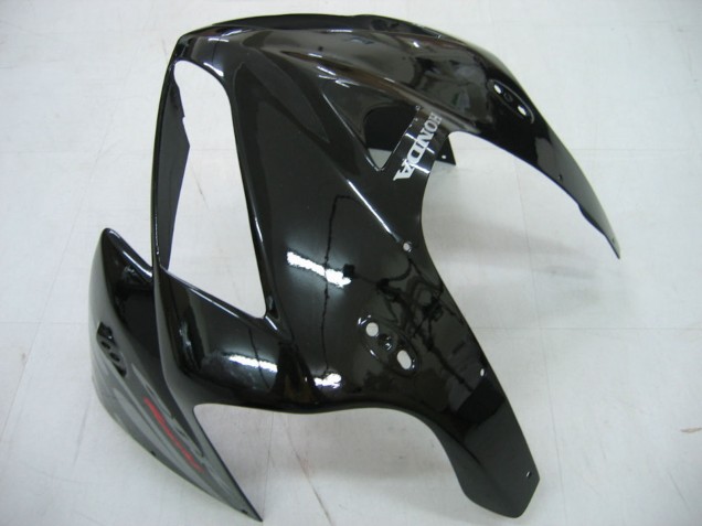 Carenado Moto Honda CBR600RR 2005-2006 - Negro Brillante Gris Llama