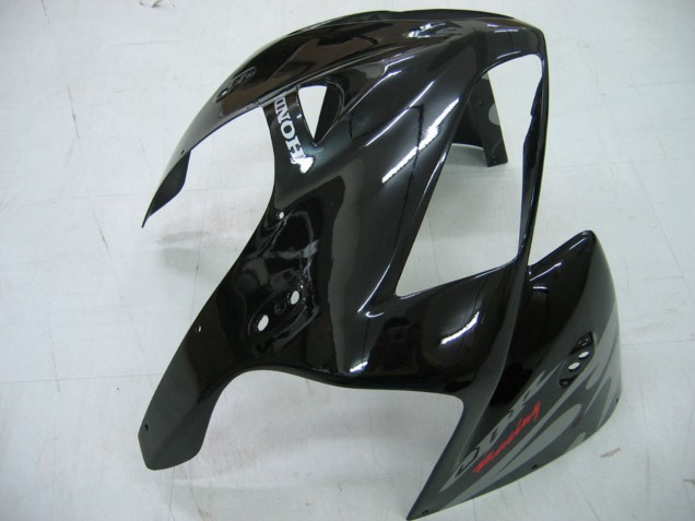 Carenado Moto Honda CBR600RR 2005-2006 - Negro Brillante Gris Llama