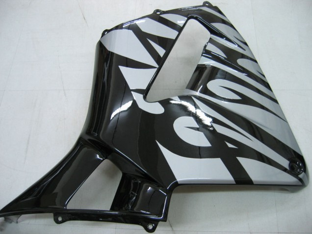 Carenado Moto Honda CBR600RR 2005-2006 - Negro Brillante Gris Llama
