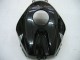 Carenado Moto Honda CBR600RR 2005-2006 - Negro Brillante Gris Llama