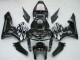 Carenado Moto Honda CBR600RR 2005-2006 - Negro Brillante Gris Llama