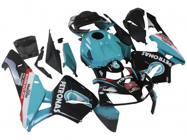 Carenado Moto Honda CBR600RR 2005-2006 - Azul Claro Negro 35