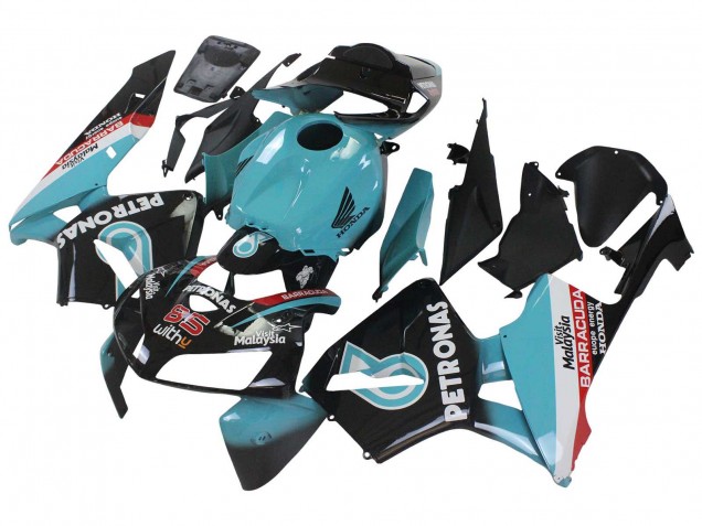 Carenado Moto Honda CBR600RR 2005-2006 - Azul Claro Negro 35