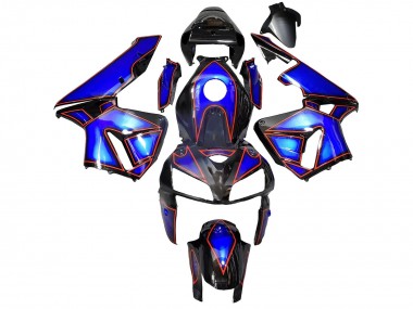Carenado Moto Honda CBR600RR 2005-2006 - Azul Negro Rojo Línea