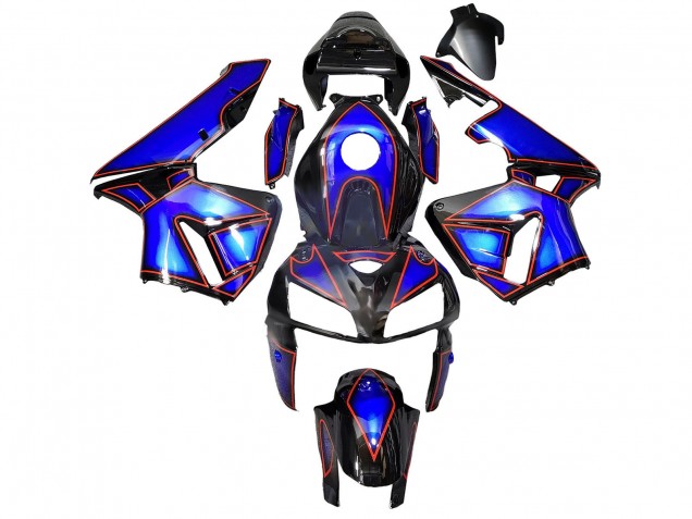 Carenado Moto Honda CBR600RR 2005-2006 - Azul Negro Rojo Línea
