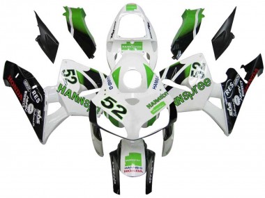 Carenado Moto Honda CBR600RR 2005-2006 - Verde Blanco Negro hannspree 52