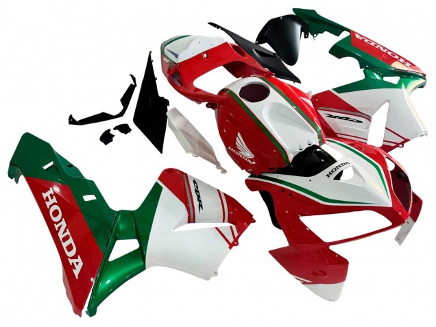 Carenado Moto Honda CBR600RR 2005-2006 - Rojo Blanco Verde