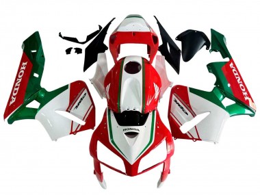 Carenado Moto Honda CBR600RR 2005-2006 - Rojo Blanco Verde