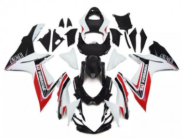 Carenado Moto Suzuki GSXR 600/750 2011-2024 - Blanco Rojo Negro Alstare