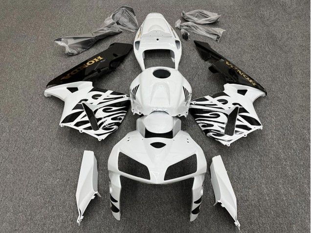 Carenado Moto Honda CBR600RR 2005-2006 - Blanco Negro