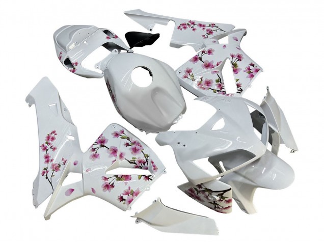 Carenado Moto Honda CBR600RR 2005-2006 - Blanco Cherry Blossom