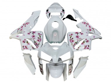 Carenado Moto Honda CBR600RR 2005-2006 - Blanco Cherry Blossom