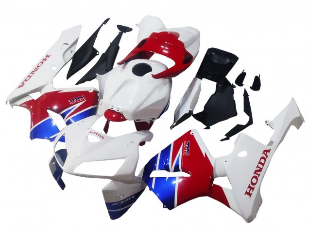 Carenado Moto Honda CBR600RR 2005-2006 - Blanco Azul Rojo