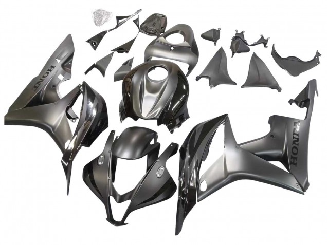 Carenados Moto Honda CBR600RR 2007-2008 - Plata Negro Brillante