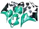 Carenados Moto Honda CBR600RR 2007-2008 - Verde Negro Brillante