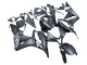 Carenados Moto Honda CBR600RR 2007-2008 - Negro Mate Blanco Repsol