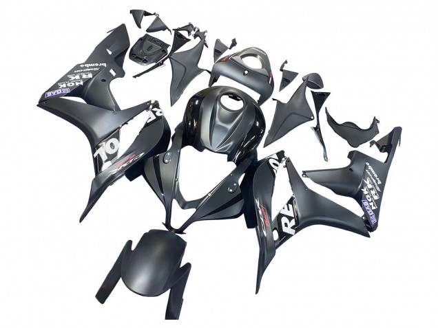 Carenados Moto Honda CBR600RR 2007-2008 - Negro Mate Blanco Repsol