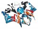 Carenado Moto Honda CBR600RR 2007-2008 - Naranja Blanco Rojo Azul Repsol