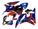 Carenado Moto Honda CBR600RR 2007-2008 - Azul Rojo Amarillo Negro Brillante