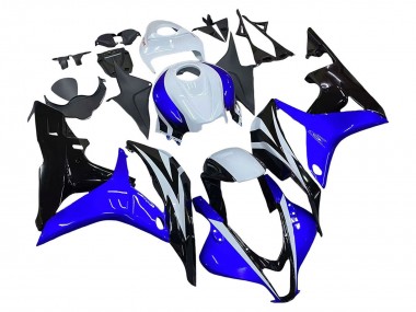 Carenados Moto Honda CBR600RR 2007-2008 - Blanco Azul Negro Brillante