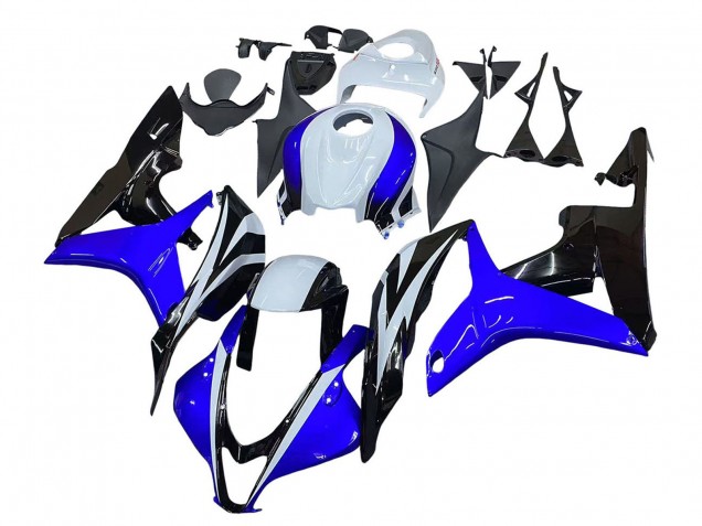 Carenados Moto Honda CBR600RR 2007-2008 - Blanco Azul Negro Brillante