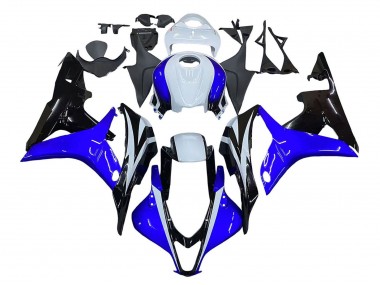Carenados Moto Honda CBR600RR 2007-2008 - Blanco Azul Negro Brillante