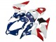 Carenado Moto Honda CBR600RR 2007-2008 - Blanco Azul Rojo Estrella