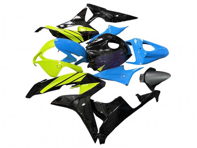 Carenado Moto Honda CBR600RR 2007-2008 - Azul Amarillo Negro Brillante
