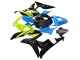 Carenado Moto Honda CBR600RR 2007-2008 - Azul Amarillo Negro Brillante