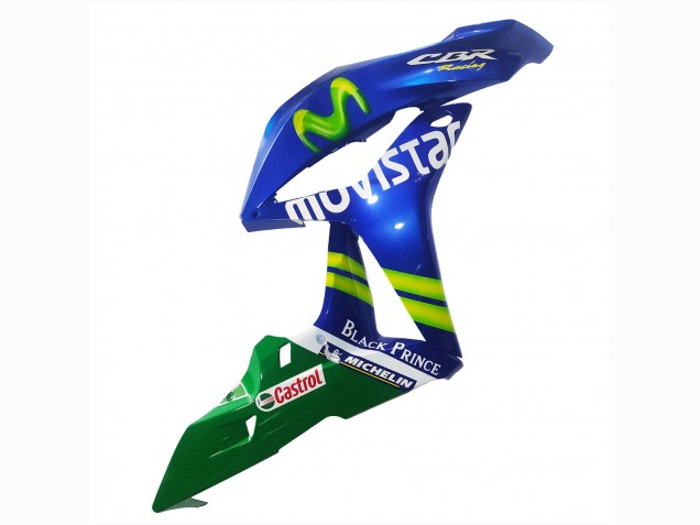 Carenado Moto Honda CBR600RR 2007-2008 - Azul Verde MoviStar Castrol
