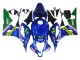 Carenado Moto Honda CBR600RR 2007-2008 - Azul Verde MoviStar Castrol