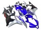 Carenado Moto Honda CBR600RR 2007-2008 - Plata Azul Negro Brillante Carrera