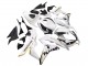 Carenados Moto Honda CBR600RR 2007-2008 - Blanco Oro Negro Brillante Playboy