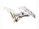 Carenados Moto Honda CBR600RR 2007-2008 - Blanco Oro Negro Brillante Playboy