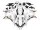 Carenados Moto Honda CBR600RR 2007-2008 - Blanco Oro Negro Brillante Playboy