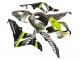 Carenado Moto Honda CBR600RR 2007-2008 - Gris Fluorescent Amarillo Tiburón
