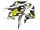 Carenado Moto Honda CBR600RR 2007-2008 - Gris Fluorescent Amarillo Tiburón
