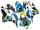 Carenado Moto Honda CBR600RR 2007-2008 - Verde Amarillo Negro Brillante Tiburón 46